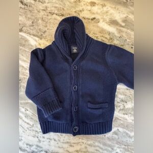 Baby Gap Navy Blue Knit Cardigan